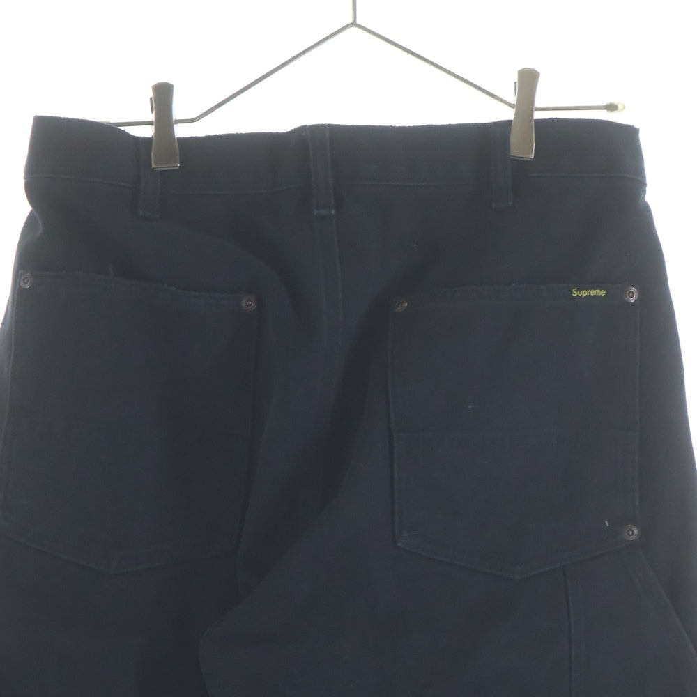 SUPREME(シュプリーム) 25AW Reflective Double Knee Pant リフレクターロゴ ジップフライ ダブルニーデニムパンツ ブラック