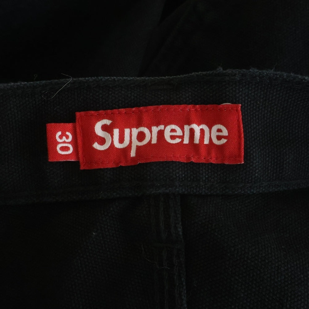 SUPREME(シュプリーム) 25AW Reflective Double Knee Pant リフレクターロゴ ジップフライ ダブルニーデニムパンツ ブラック