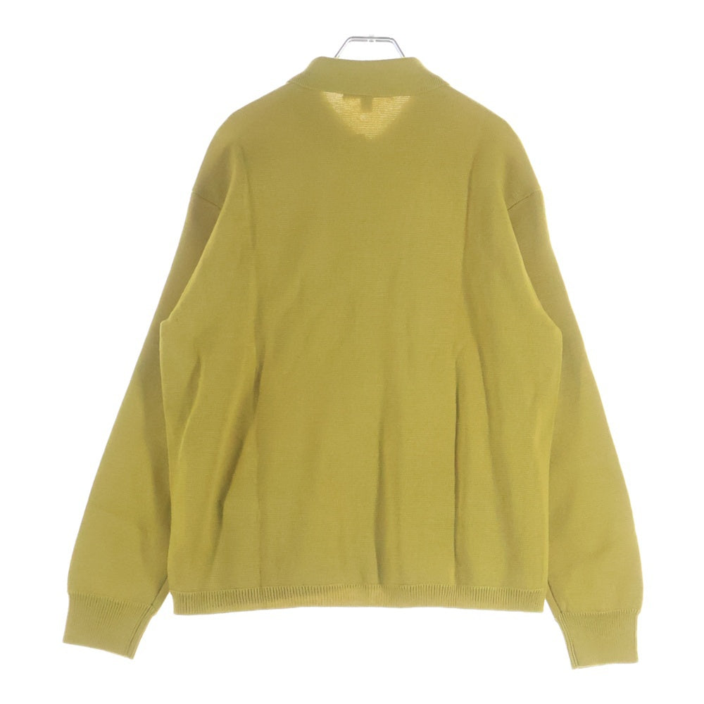 SUPREME(シュプリーム) 23AW Silk Map Cardigan シルクマップカーディガン イエロー