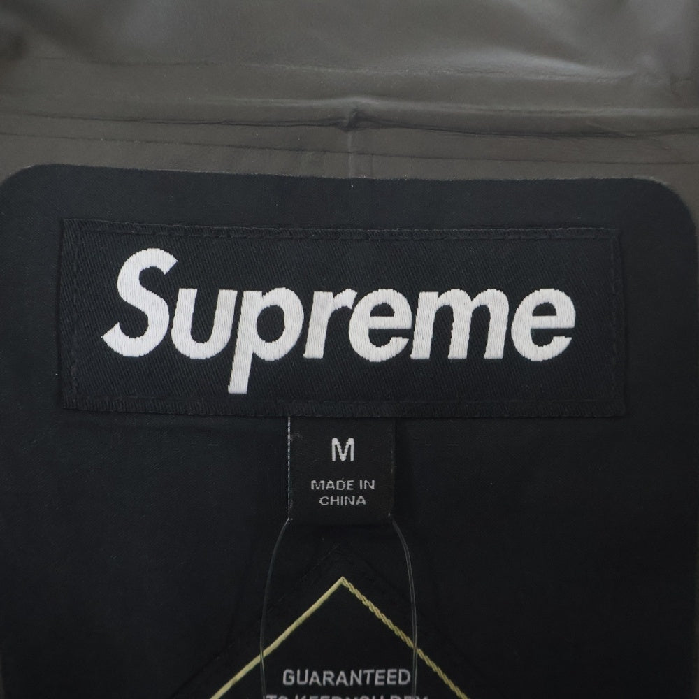 SUPREME(シュプリーム) 22AW 2-in-1 GORE-TEX Shell+WINDSTOPPER Vest ゴアテックス ハーフジップ フーデッドシェルジャケット パファーベスト ブラック