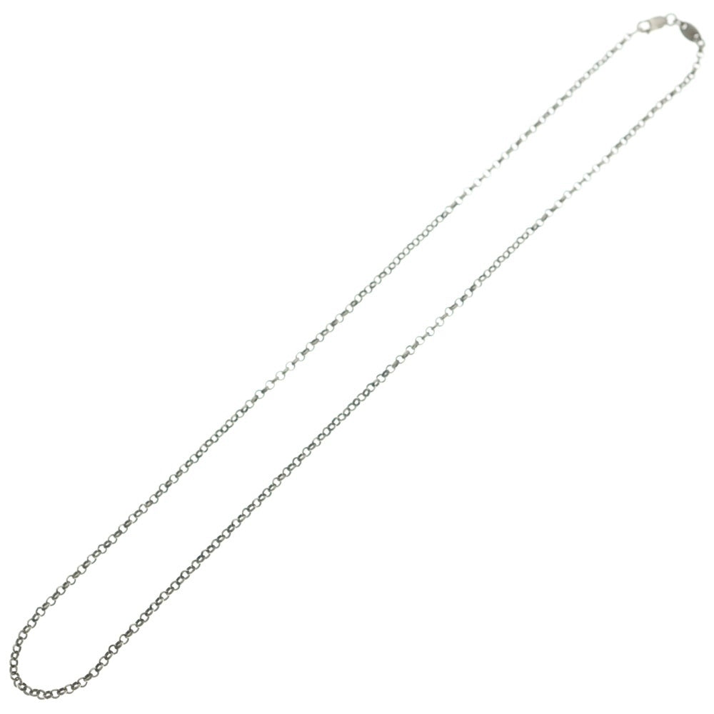 CHROME HEARTS(クロムハーツ) NECKCHAIN R18 ロールチェーンネックレス 18inch シルバー BCA083