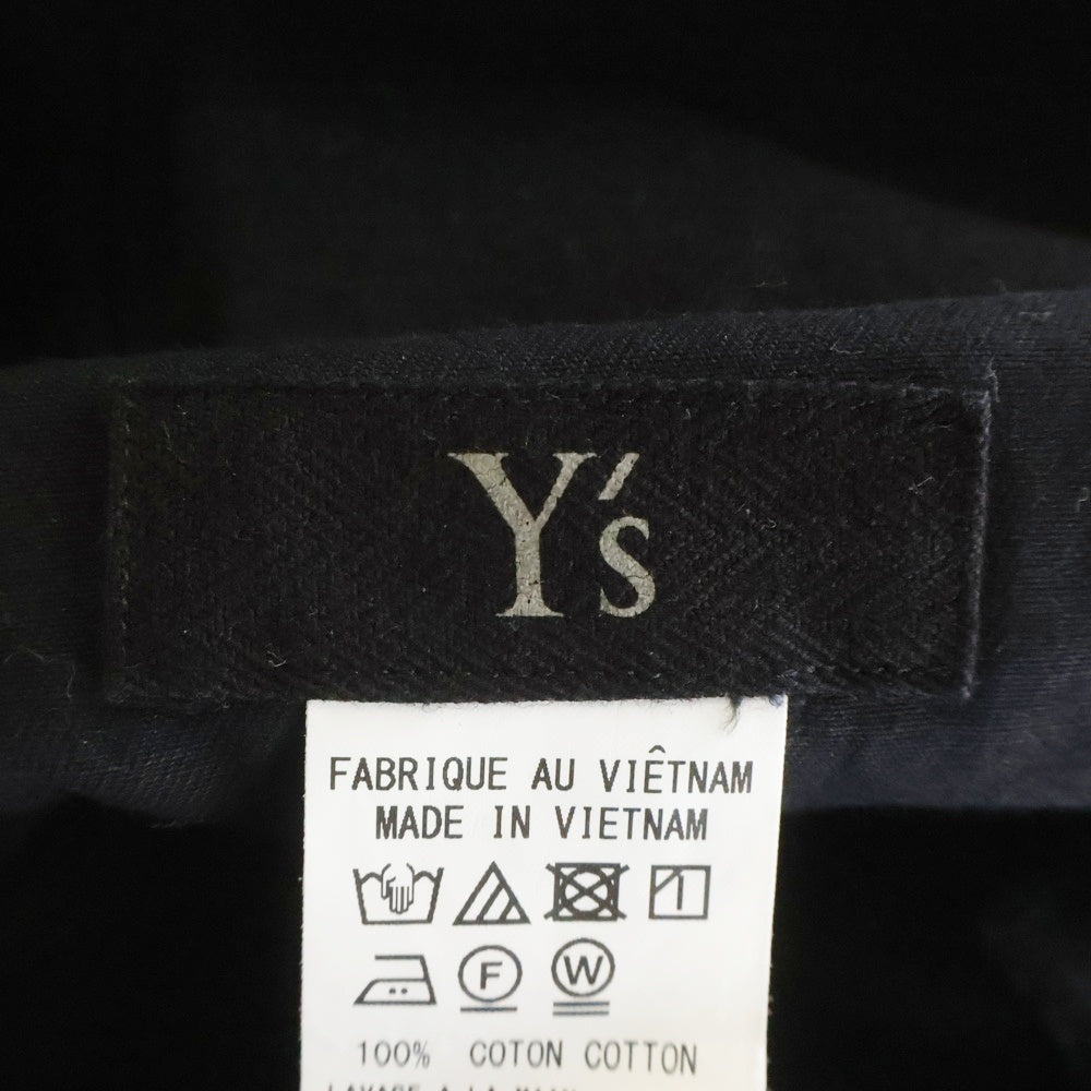 Y's(ワイズ) BORN PRODUCT COTTON TWILL OVERALL ボーンプロダクト コットンツイル オーバーオール ブラック レディース YM-D81-002