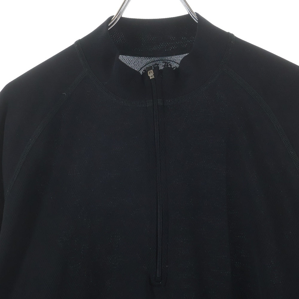 CHROME HEARTS(クロムハーツ) OLD オールド ラッシュガード ハーフジップ トラックジャケット ブラック