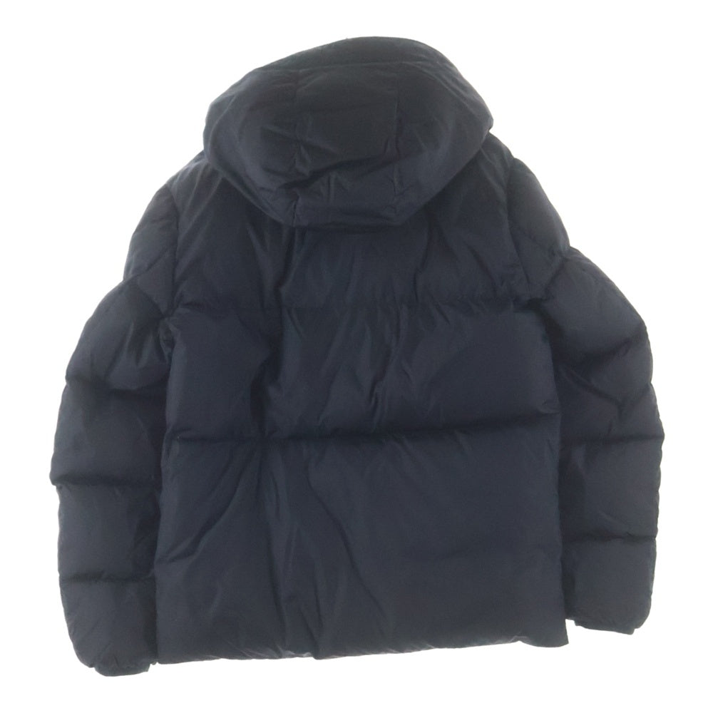 MONCLER(モンクレール) 22AW MONTCLA モンクラ ロゴパッチ ジップアップ フーデッド ダウンジャケット ブラック H20911B56900C0300