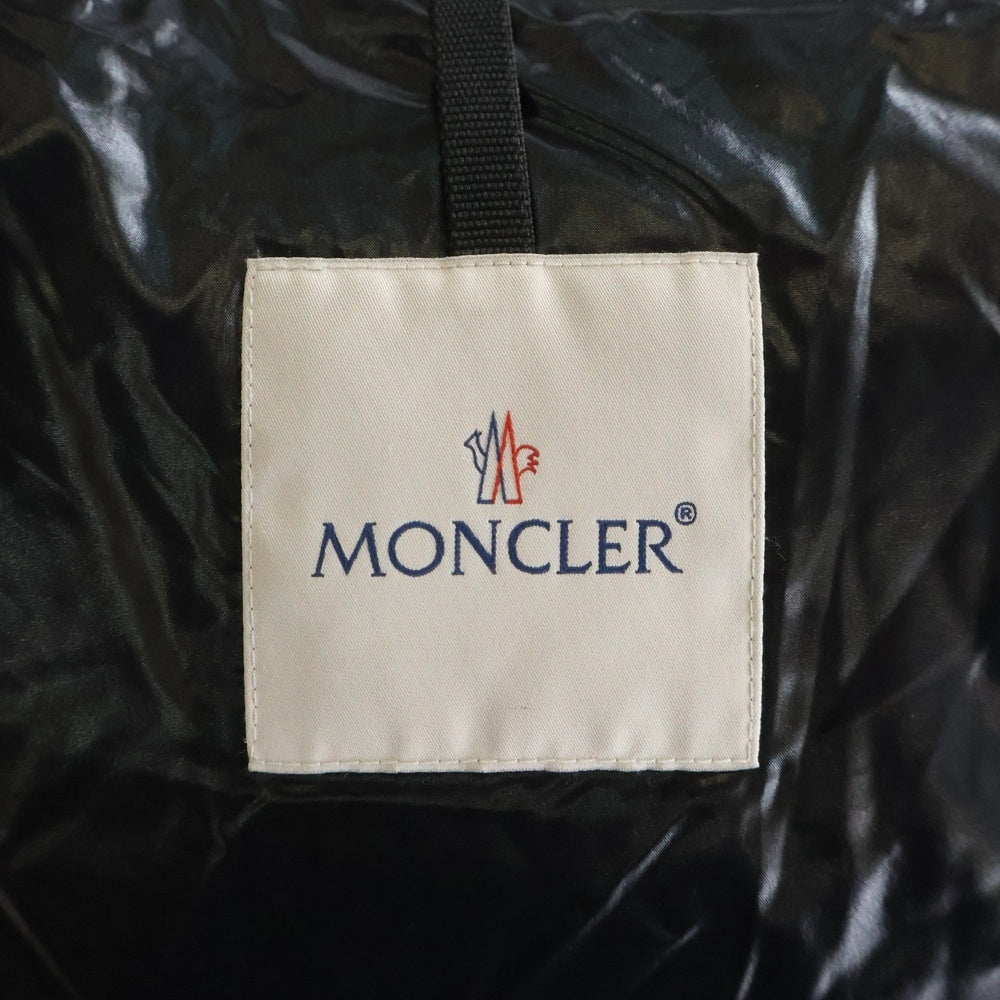 MONCLER(モンクレール) 22AW MONTCLA モンクラ ロゴパッチ ジップアップ フーデッド ダウンジャケット ブラック H20911B56900C0300