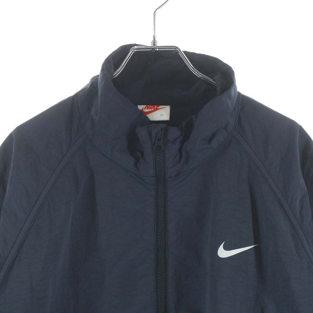 NIKE(ナイキ) 20AW ×STUSSY WINDRUNNER ステューシー ウィンドランナー ロゴデザイン ジップアップナイロンジャケット グレー CT4310-045