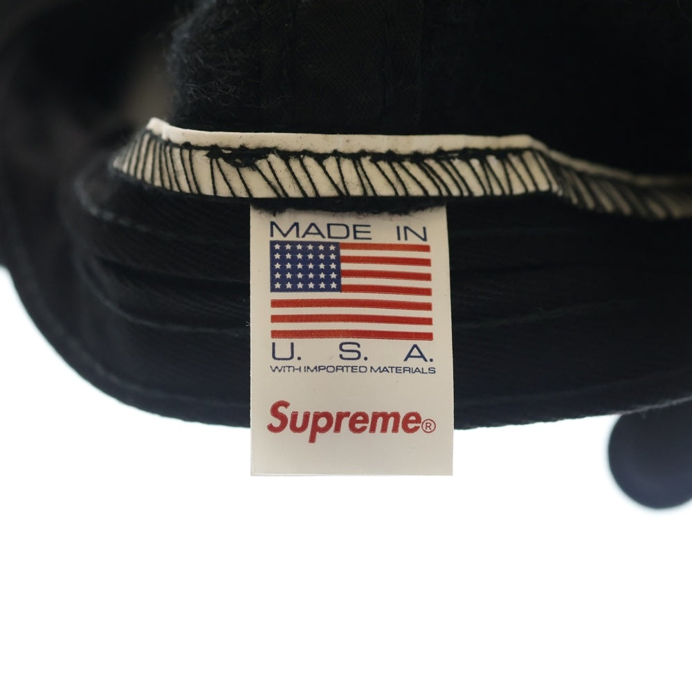 SUPREME(シュプリーム) 25AW Harris Tweed 6-Panel ハリスツイード 6パネル キャップ ブラック