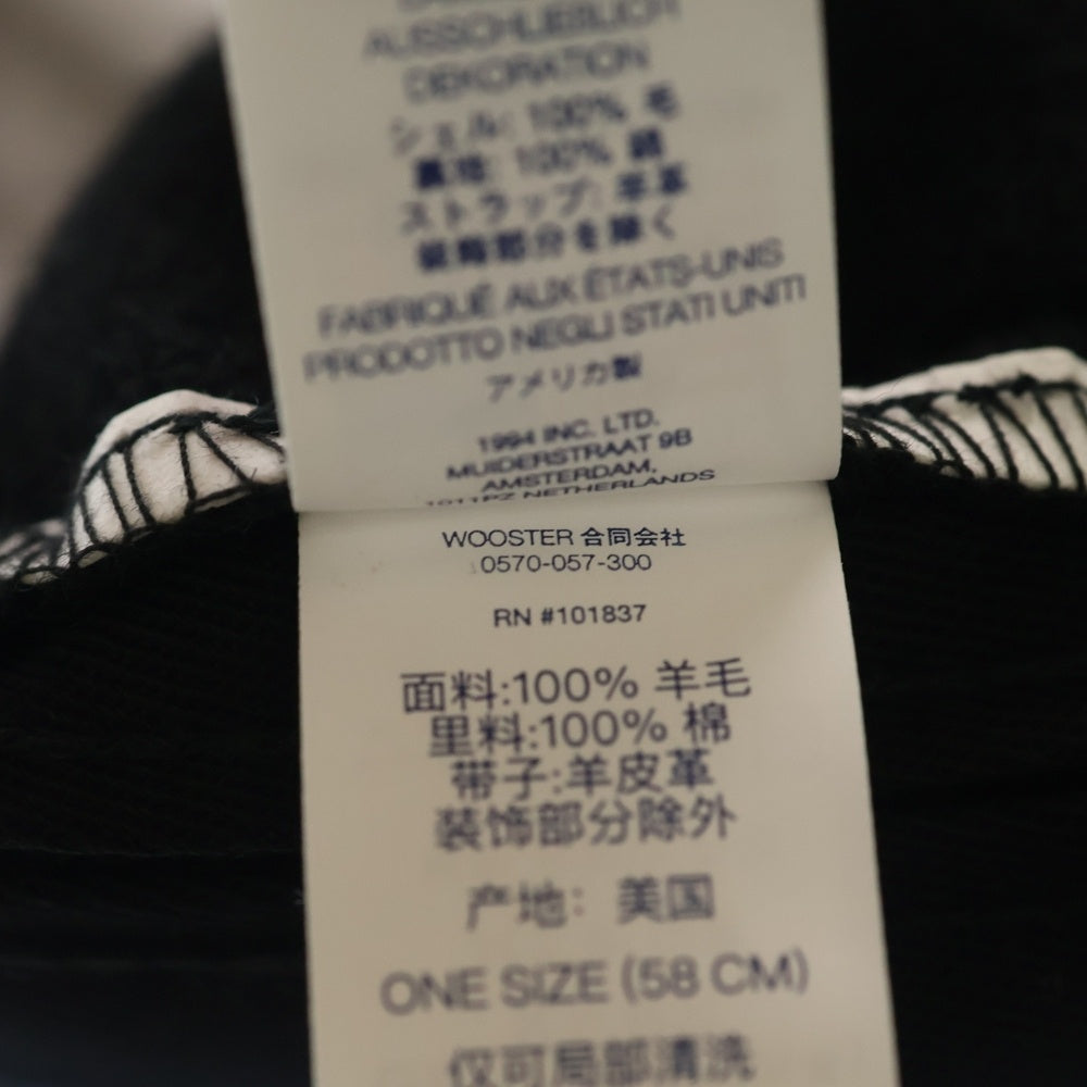 SUPREME(シュプリーム) 25AW Harris Tweed 6-Panel ハリスツイード 6パネル キャップ ブラック
