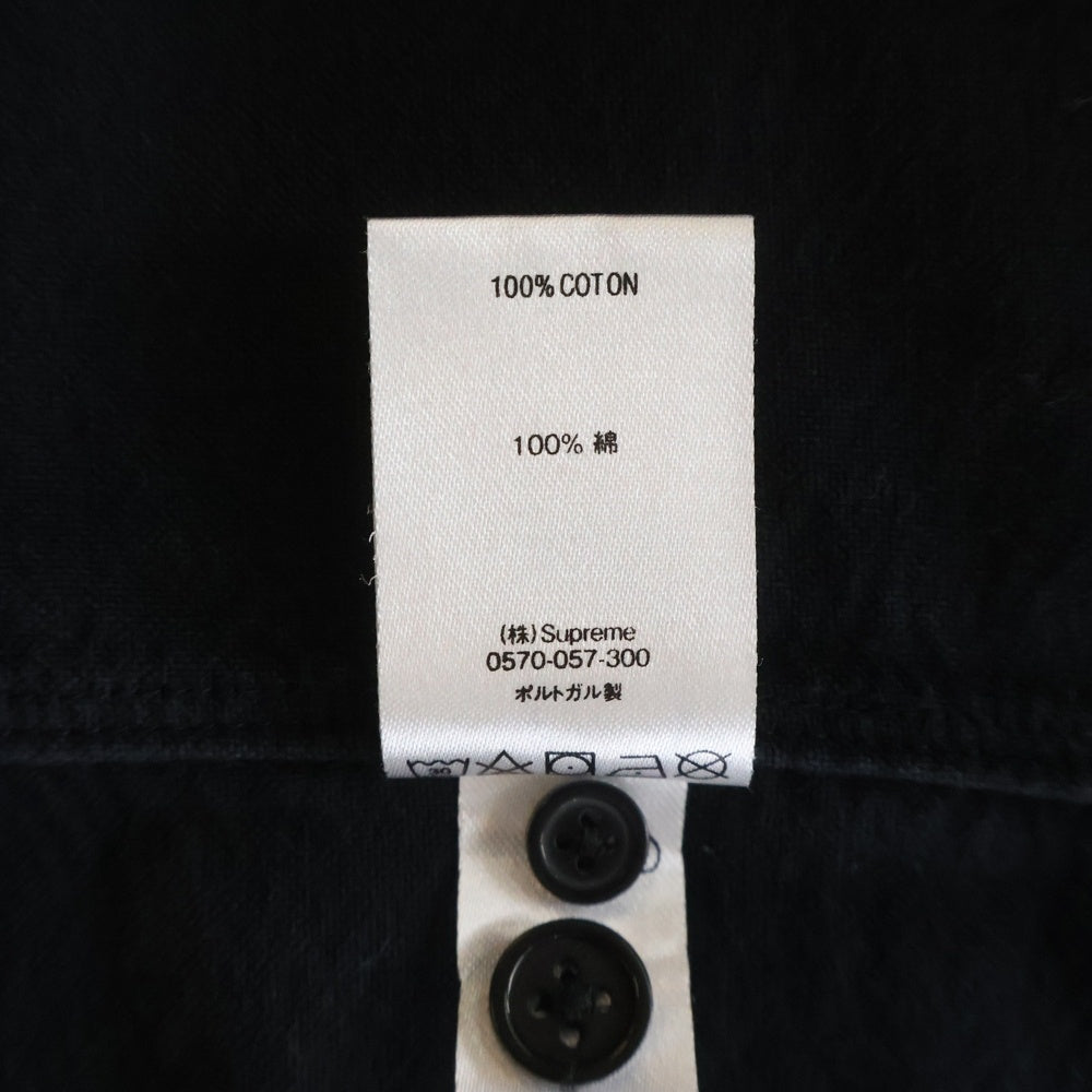 SUPREME(シュプリーム) 20SS Oxford Shirt オックスフォード コットン 長袖シャツ ブラック