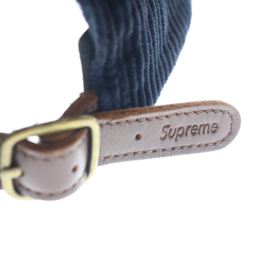 SUPREME(シュプリーム) 24AW Corduroy S Logo 6-Panel コーデュロイ エスロゴ 6パネル キャップ ネイビー