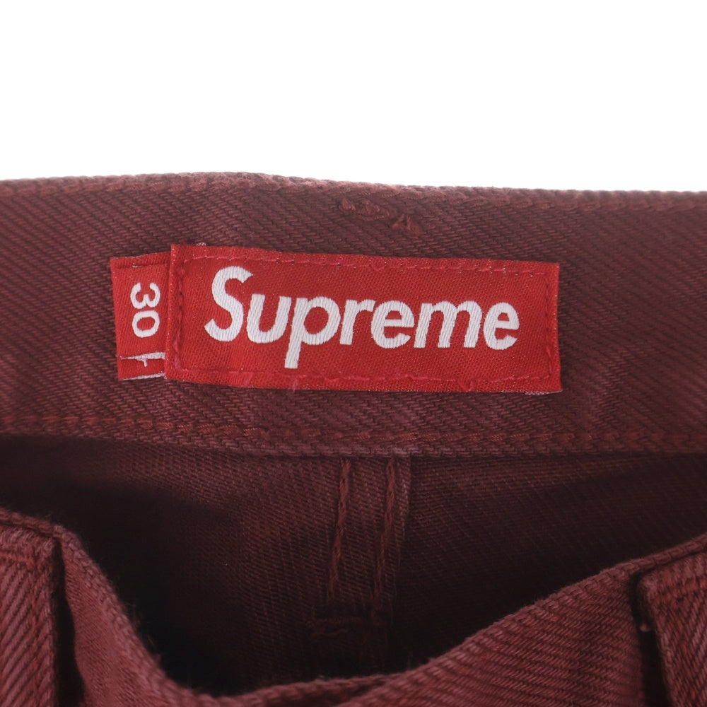 SUPREME(シュプリーム) 24AW Regular Jean レギュラー デニムパンツ ジーンズ バーガンディー