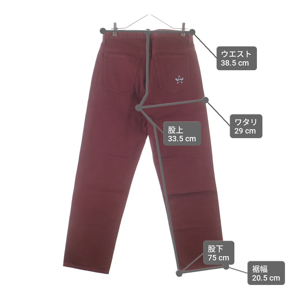 SUPREME(シュプリーム) 24AW Regular Jean レギュラー デニムパンツ ジーンズ バーガンディー