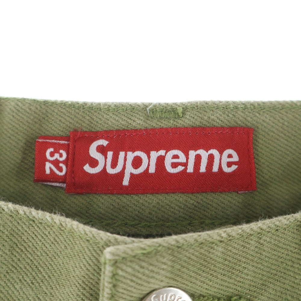 SUPREME(シュプリーム) 24SS Baggy Denim Short バギー デニムショートパンツ カーキ