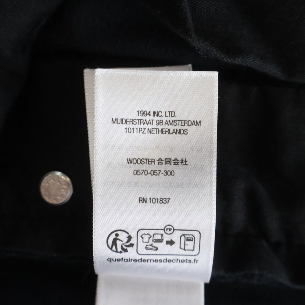 SUPREME(シュプリーム) 24AW Washed Herringbone Chino Pant ウォッシュブル ヘリンボーン チノワークパンツ ブラック