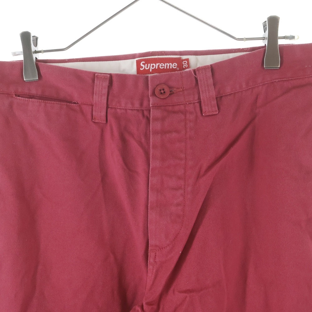 SUPREME(シュプリーム) 21SS Pin Up Chino Pant ピンアップ チノパンツ レッド