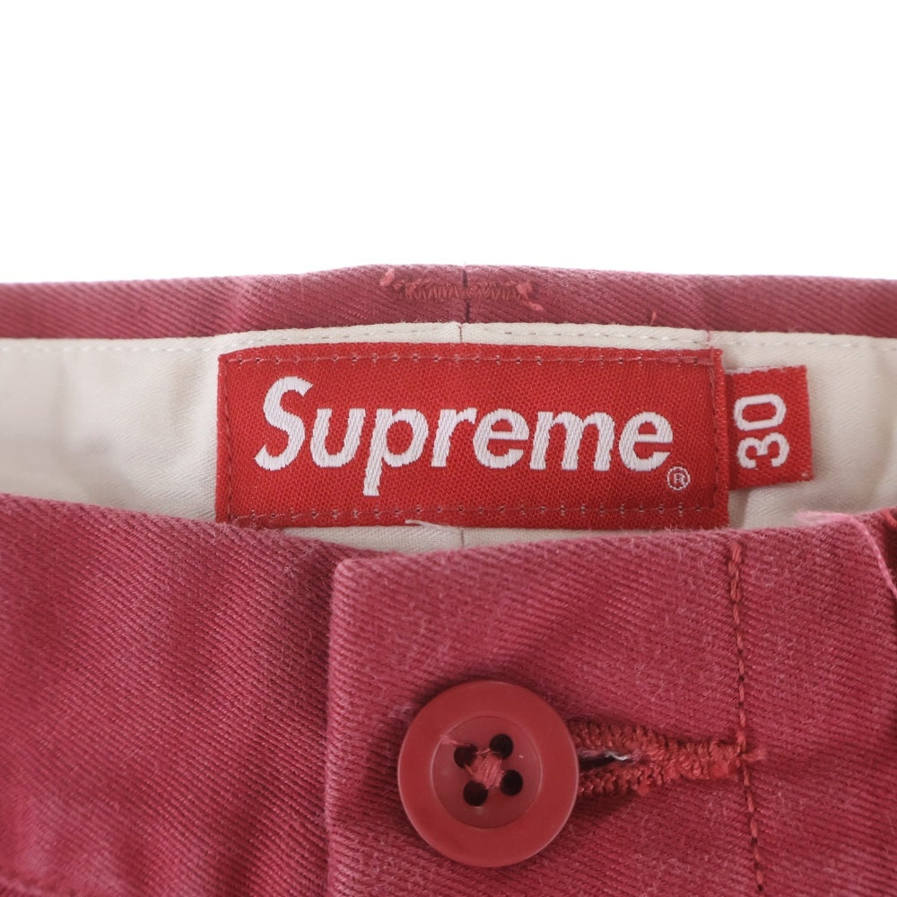 SUPREME(シュプリーム) 21SS Pin Up Chino Pant ピンアップ チノパンツ レッド