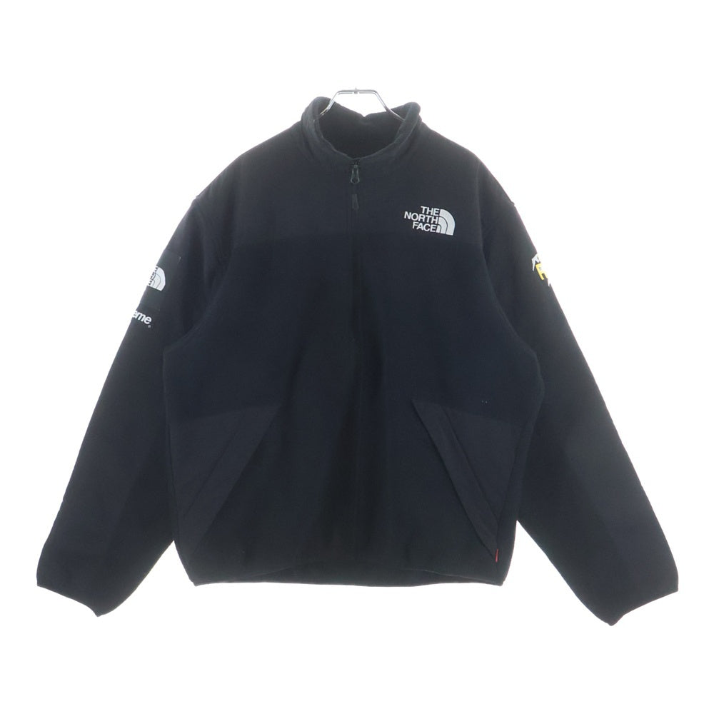 SUPREME(シュプリーム) 20SS ×THE NORTH FACE RTG Fleece Jacket ザノースフェイス ロゴエンブロイダリー フリースジャケット ブラック NA71904I