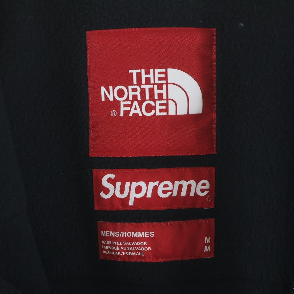 SUPREME(シュプリーム) 20SS ×THE NORTH FACE RTG Fleece Jacket ザノースフェイス ロゴエンブロイダリー フリースジャケット ブラック NA71904I