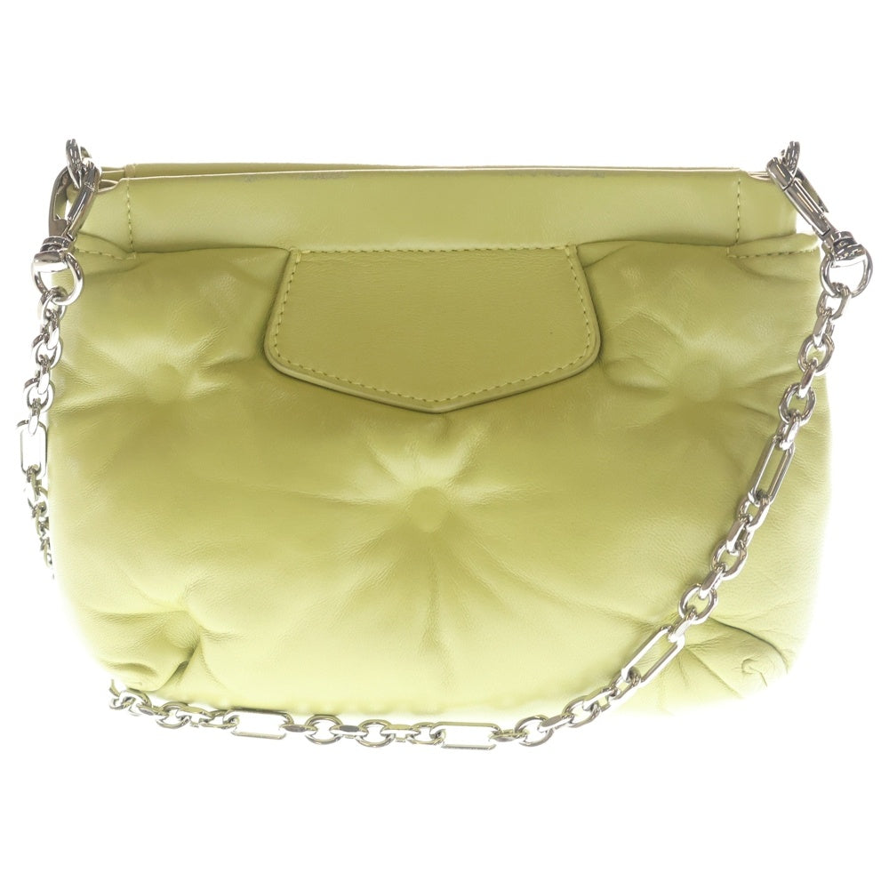 Maison Margiela(メゾンマルジェラ) Glam Slam グラムスラム レザー チェーンショルダーバッグ イエロー S56WF0161 レディース