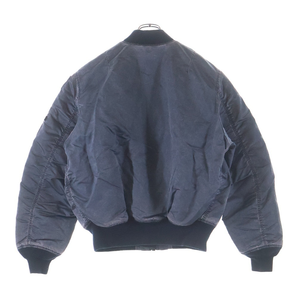 ALPHA INDUSTRIES(アルファ インダストリーズ) MA-1 SCRATCH CORE SPEC スクラッチ コアスペック ヴィンテージ加工 リバーシブル ジップアップ ナイロン フライトジャケット TA0531-067