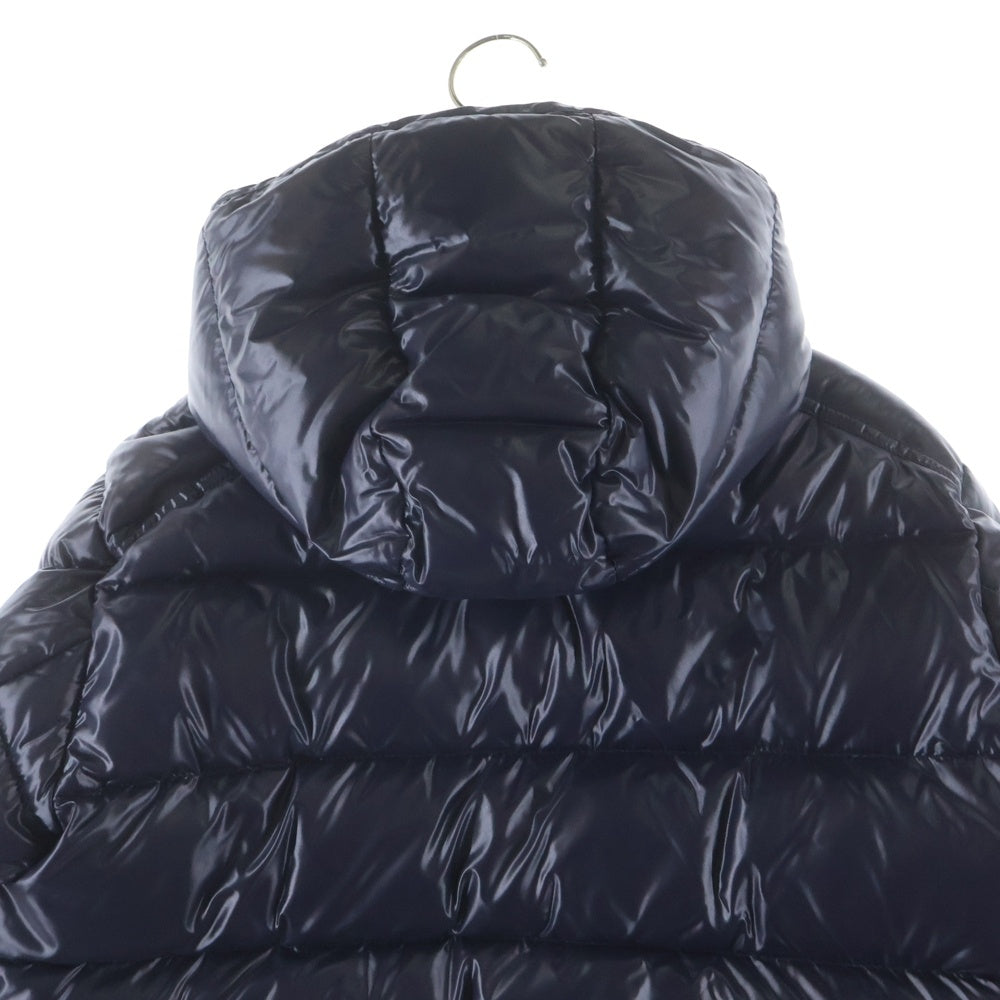 MONCLER(モンクレール) MAYA マヤ ロゴパッチデザイン ナイロン フーデッドダウンジャケット ネイビー 020914036650