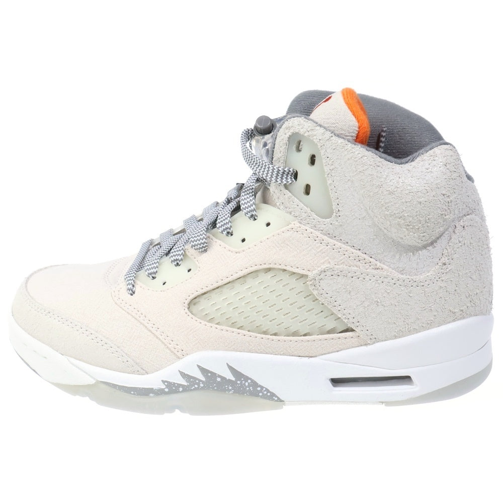 NIKE(ナイキ) AIR JORDAN 5 RETRO SE CRAFT エアジョーダン5 レトロ クラフト ハイカットスニーカー アイボリー US7.5/25.5cm FD9222-180