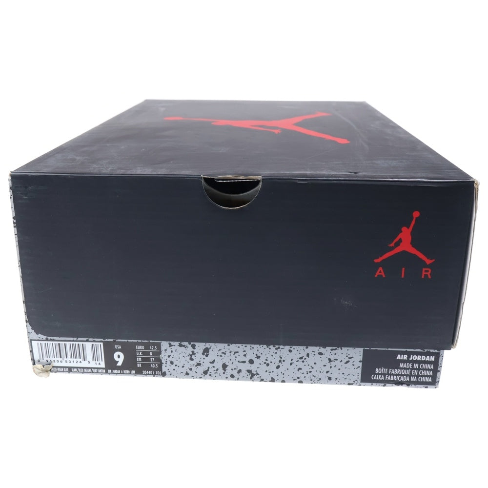 NIKE(ナイキ) 【観賞用 2015年製】AIR JORDAN 6 RETRO LOW GHOST GREEN エアジョーダン6 レトロ ゴーストグリーン ローカットスニーカー ホワイト/ブルー US9/27cm 304401-106