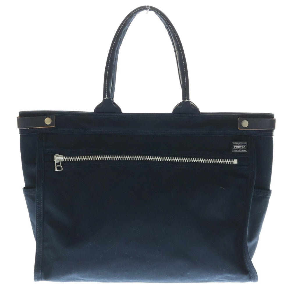 PORTER(ポーター) GIRL NAKED TOTE BAG M ネイキッド コットンサージ トートバッグ ネイビー 667-19469