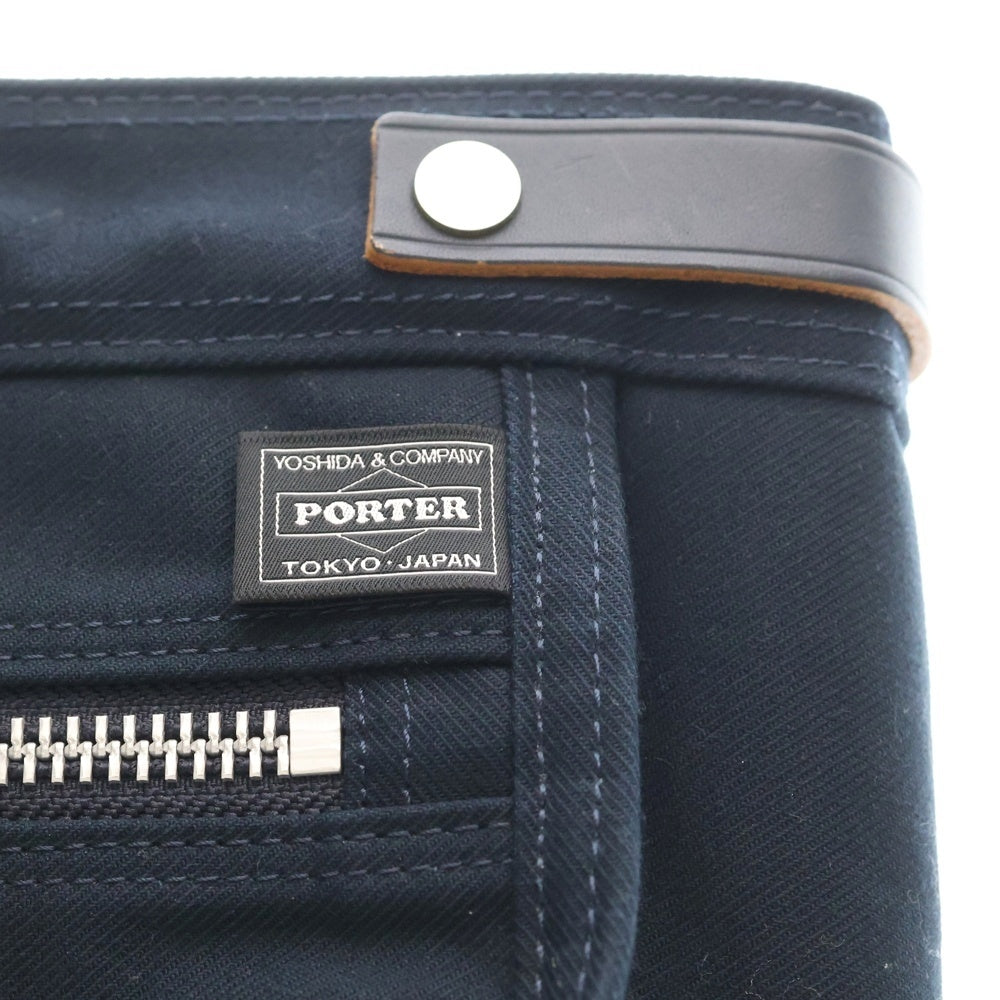 PORTER(ポーター) GIRL NAKED TOTE BAG M ネイキッド コットンサージ トートバッグ ネイビー 667-19469