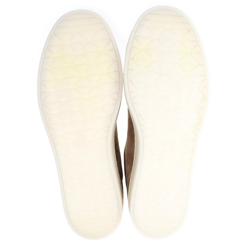 PRADA(プラダ) LANE レーン トライアングルロゴプレート スウェード ローカットスニーカー ブラウン 2EE394