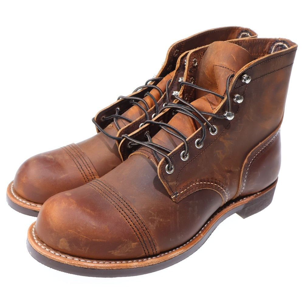 RED WING(レッド ウイング) 8085 IRON RANGER BOOT アイアンレンジャー レザー レースアップブーツ ブラウン