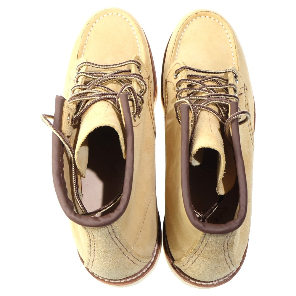 RED WING(レッド ウイング) 8833 6INCH CLASSIC MOC TOE 6インチ クラシックモックトゥ スエードレザー レースアップブーツ ベージュ