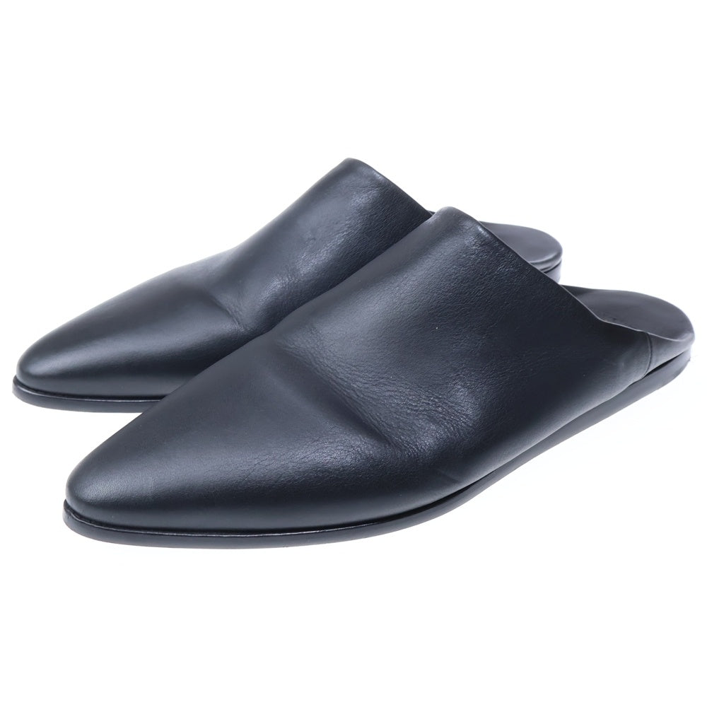 CELINE(セリーヌ) JACNO ジャクノ バブーシュ レザー ポインテッドトゥ サンダル シューズ ブラック