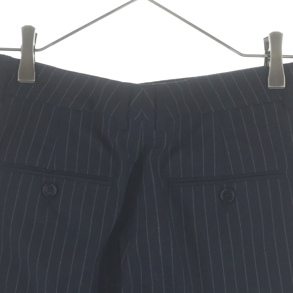CELINE(セリーヌ) ウール ストライプ スラックスパンツ ブラック 2P194733P
