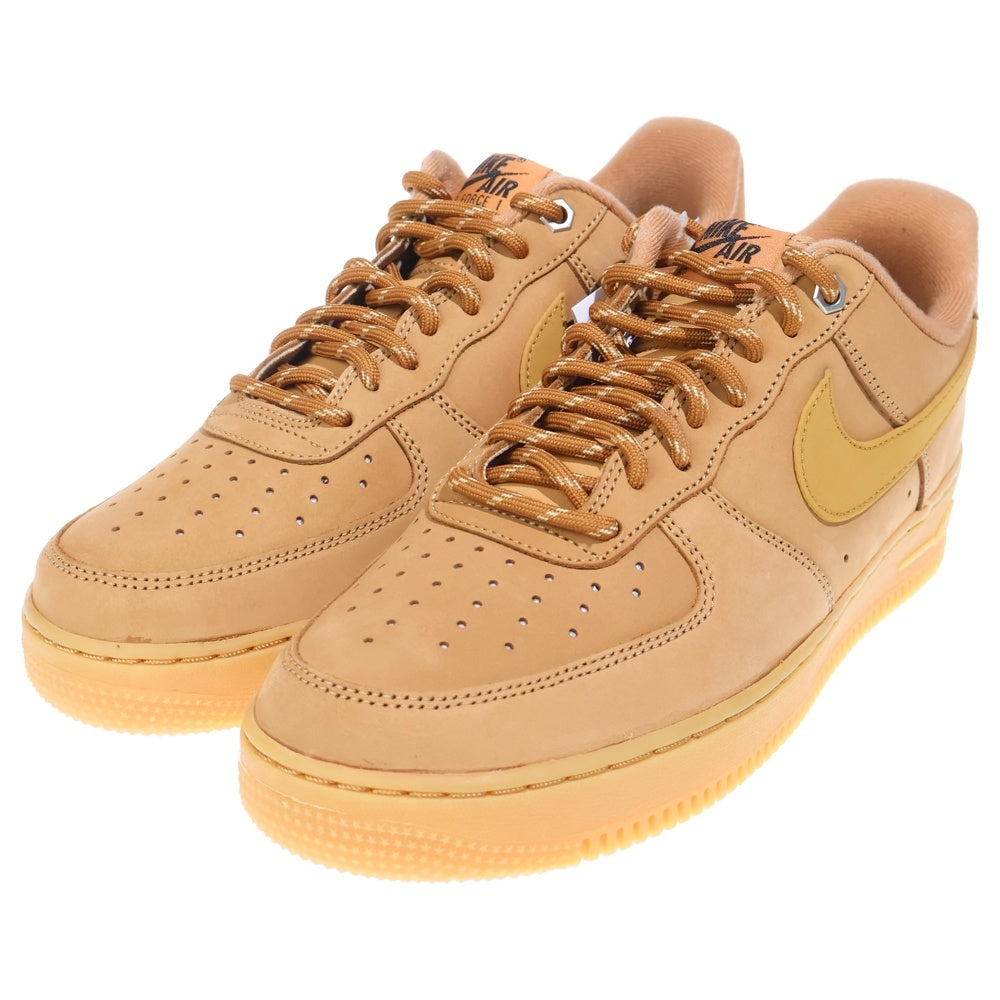 NIKE(ナイキ) AIR FORCE 1 '07 WB FLAX WHEAT GUM エアフォース1 フラックス ウィート ローカットスニーカー ブラウン US8/26cm CJ9179-200