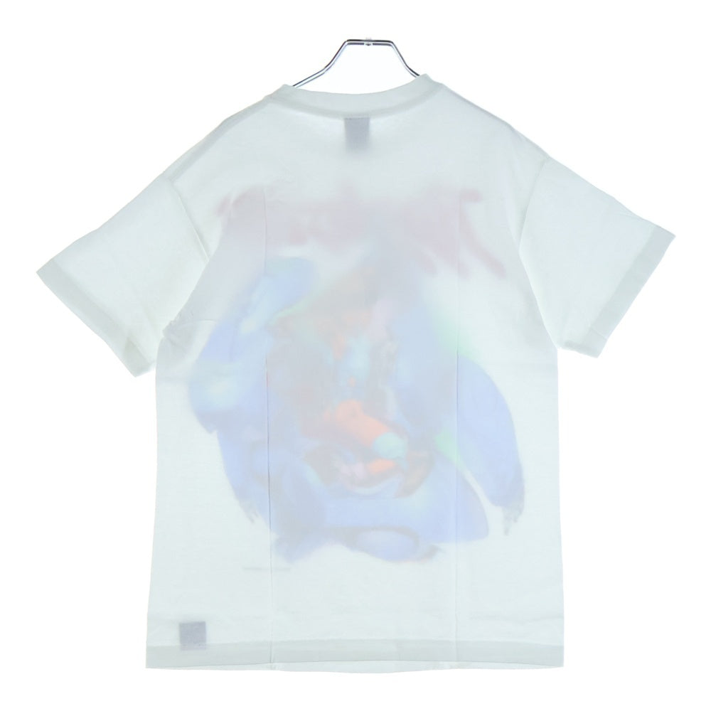 GEEKSRULE(ギークスルール) ×APPLE SEED アップルシード シルクスクリーンプリント クルーネックプルオーバー 半袖Tシャツカットソー ホワイト