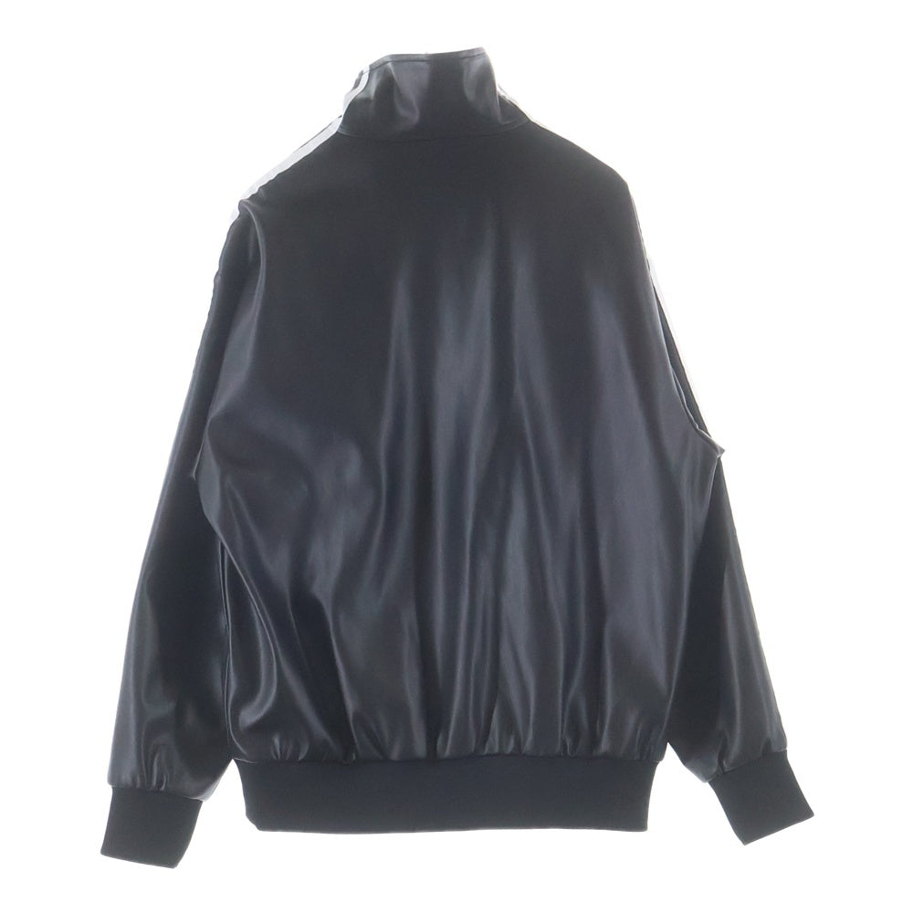 adidas(アディダス) F LTHR TT JCKT フェイクレザー ファイヤーバード