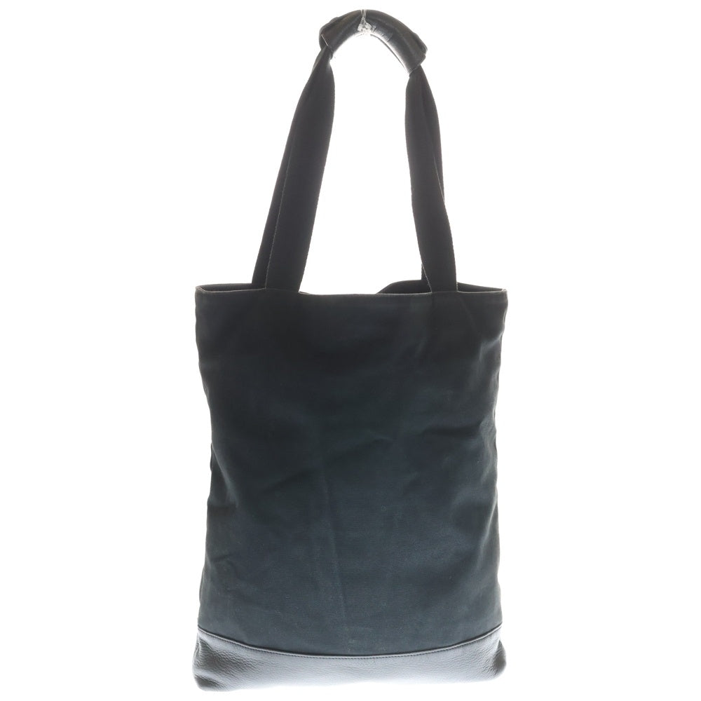 Y-3(ワイスリー) CLASSIC TOTE クラシックトート ロゴエンブロイダリー レザー切り替え ハンドバッグ ブラック HD3302 レディース