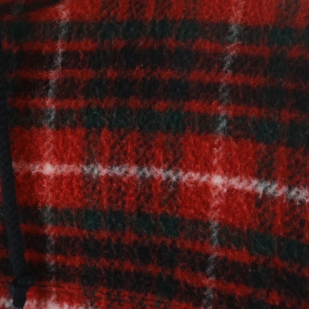 SUPREME(シュプリーム) 23AW Plaid Wool Hooded Jacket チェック柄 ウール フーデッドジップアップジャケット レッド/ブラック