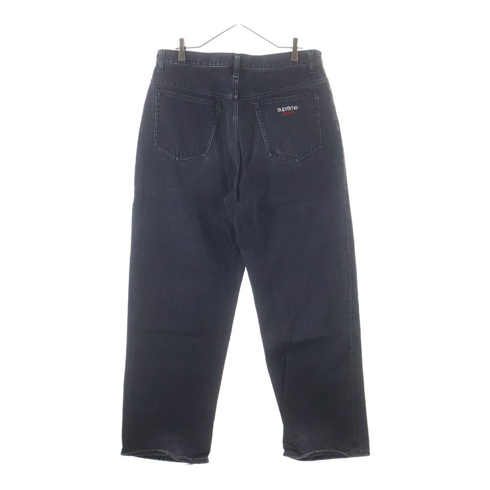 SUPREME(シュプリーム) 24SS Baggy Jean ジップフライ バギーデニムパンツ ブラック