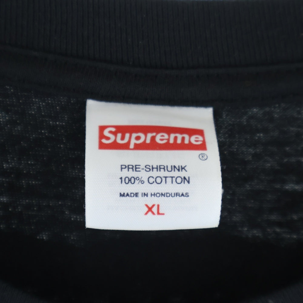 SUPREME(シュプリーム) 26SS Flash Tee フラッシュ 全面プリントデザイン クルーネック 半袖Tシャツ カットソー ブラック