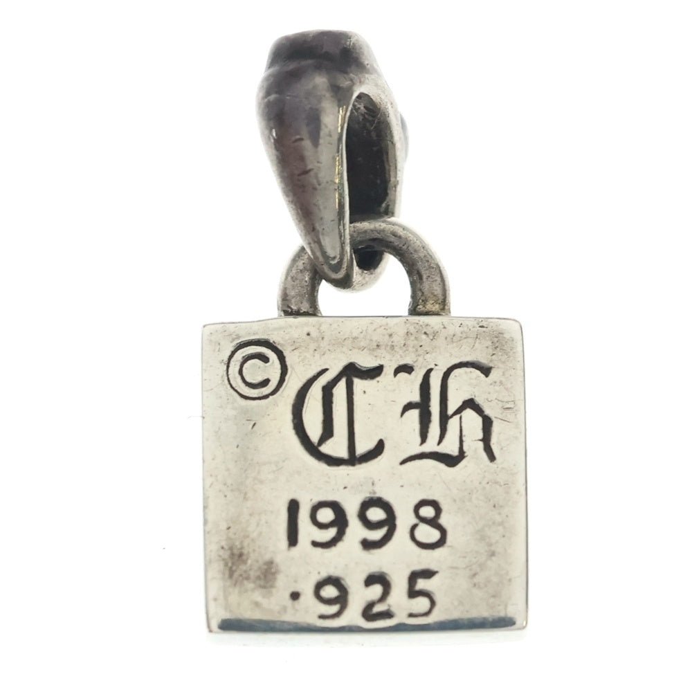 CHROME HEARTS(クロムハーツ) FRAMED CH PLUS 1DIA フレームドCHプラス 1ダイヤ ペンダントトップ シルバー
