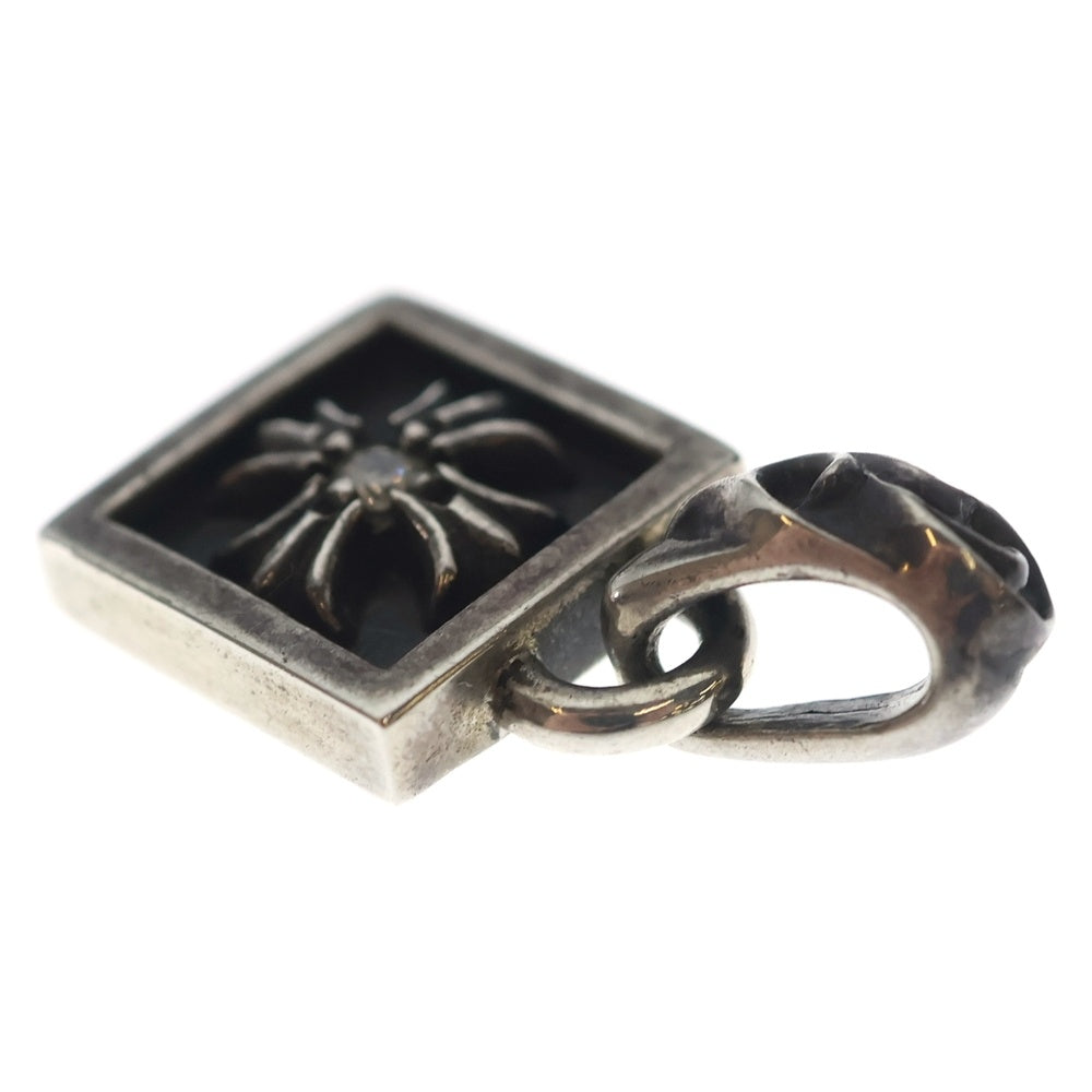 CHROME HEARTS(クロムハーツ) FRAMED CH PLUS 1DIA フレームドCHプラス 1ダイヤ ペンダントトップ シルバー