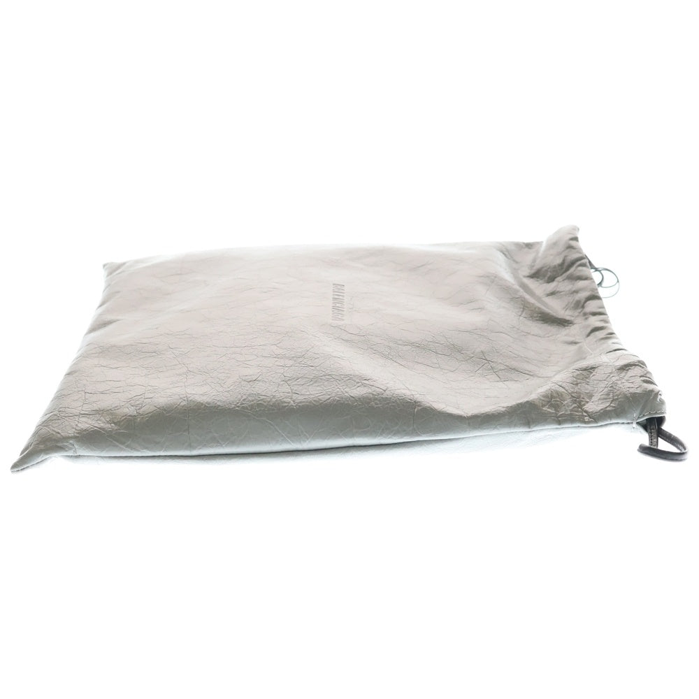 BALENCIAGA(バレンシアガ) SHOPPER DUSTBAG POUCH ラムスキン ショッパー ダストバッグ ポーチ ハンドバッグ グレー 8510632ABH61160
