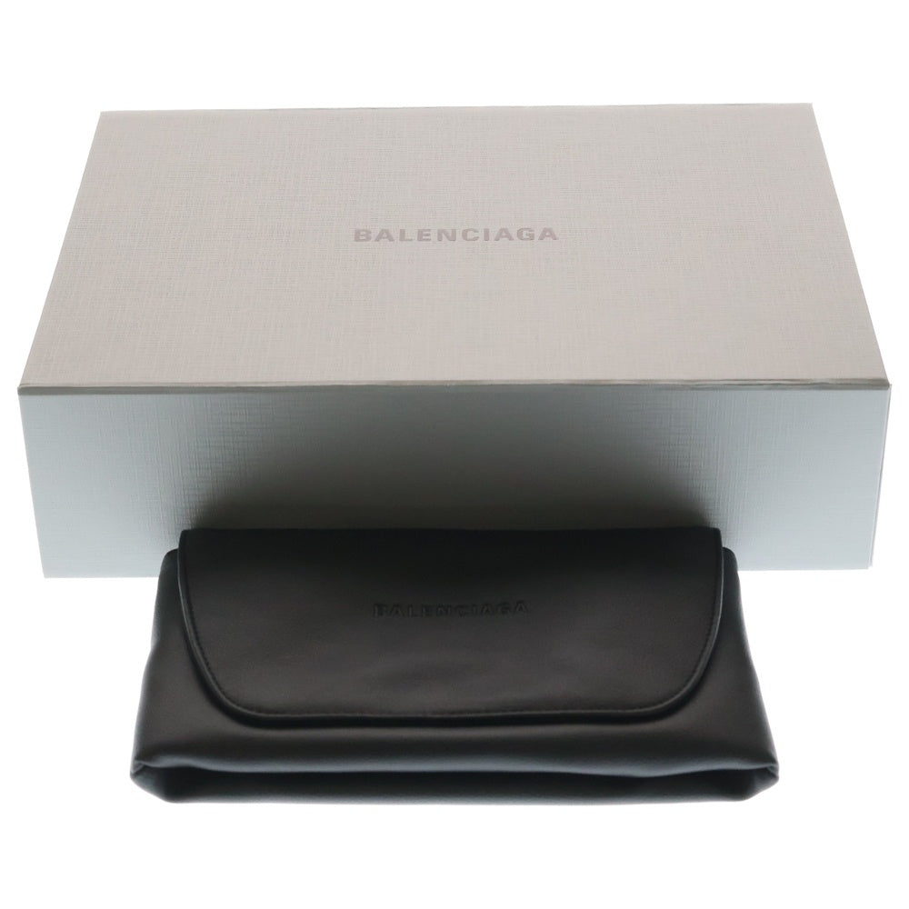 BALENCIAGA(バレンシアガ) WRAP D-FRAME サイドロゴ ダブルラップ キャットアイ サングラス 眼鏡 アイウェア ブラック BB0228S