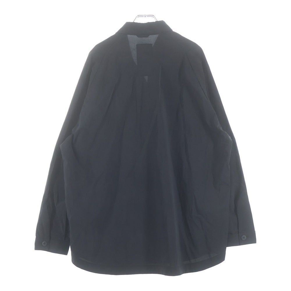 TEATORA(テアトラ) CARTRIDGE SHIRT DR カートリッジ ナイロン 長袖シャツ ブラック TT-SHT-DR