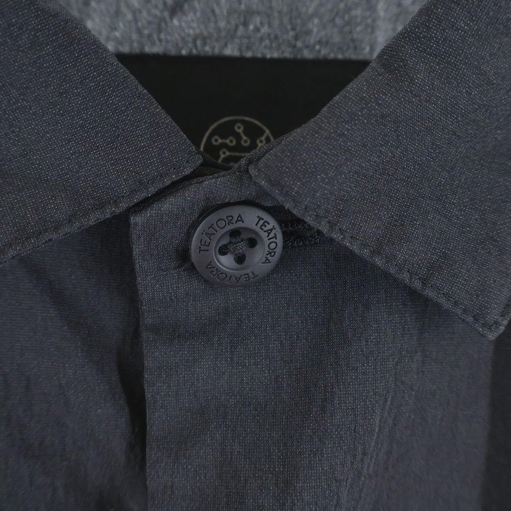TEATORA(テアトラ) CARTRIDGE SHIRT DR カートリッジ ナイロン 長袖シャツ ブラック TT-SHT-DR