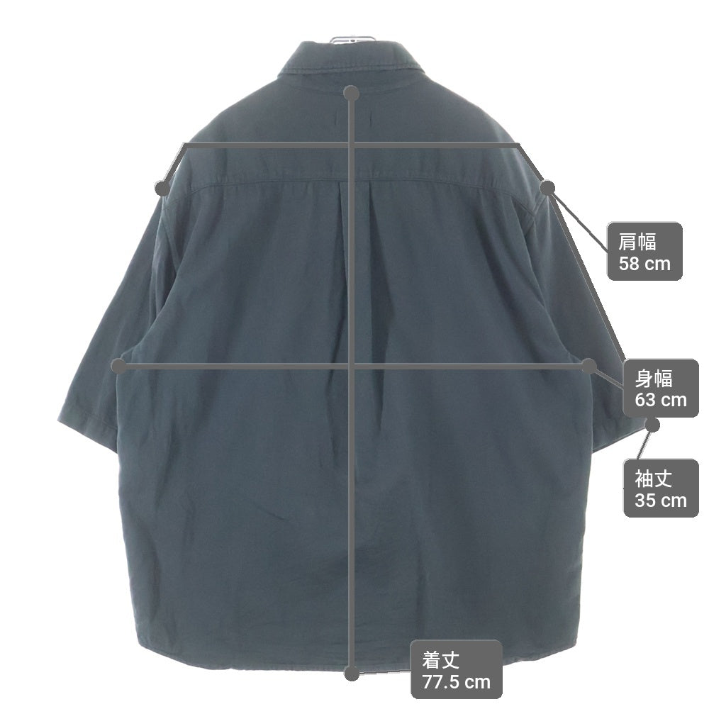 LEMAIRE(ルメール) 25SS DENIM SHIRT レギュラーカラー ショートスリーブ デニムシャツ グレー SH1174 LD1041