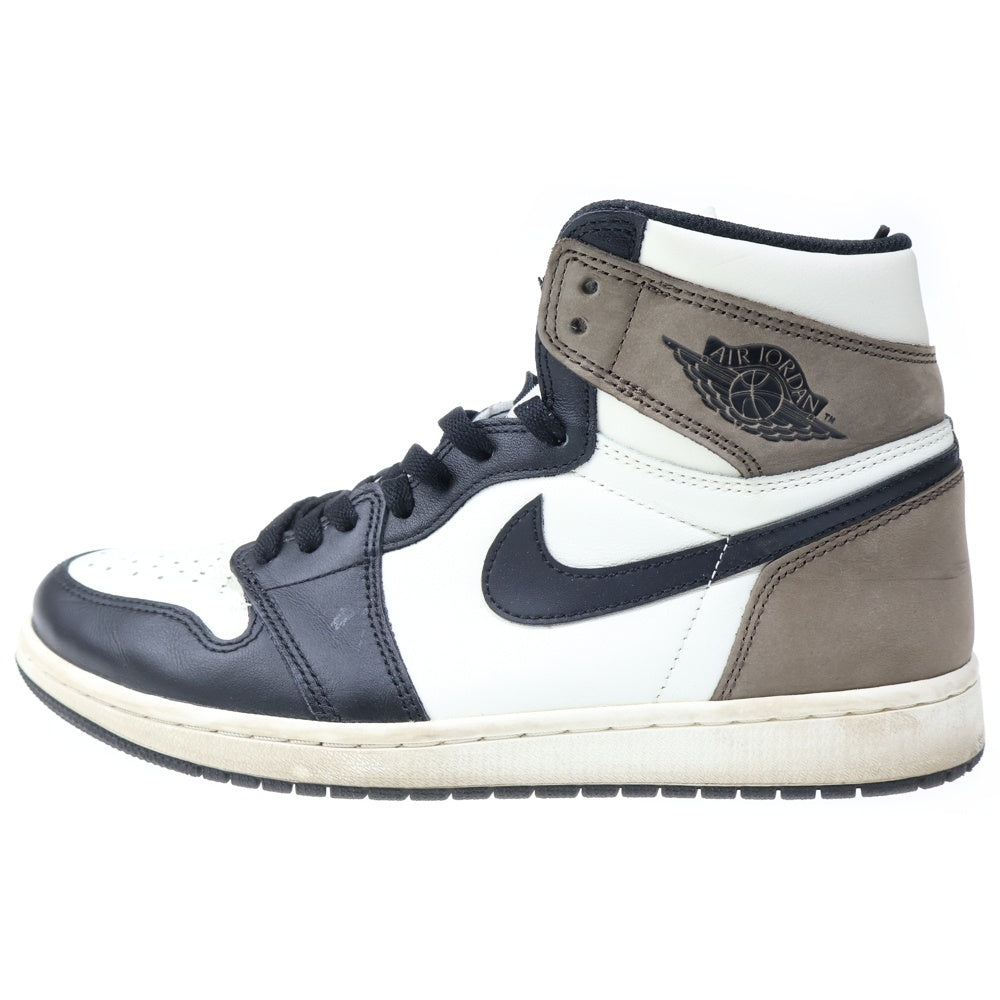 NIKE(ナイキ) AIR JORDAN 1 RETRO HIGH OG DARK MOCHA エアジョーダン1 レトロ ダークモカ ハイカットスニーカー ブラウン/ホワイト/ブラック US10/28cm 555088-105