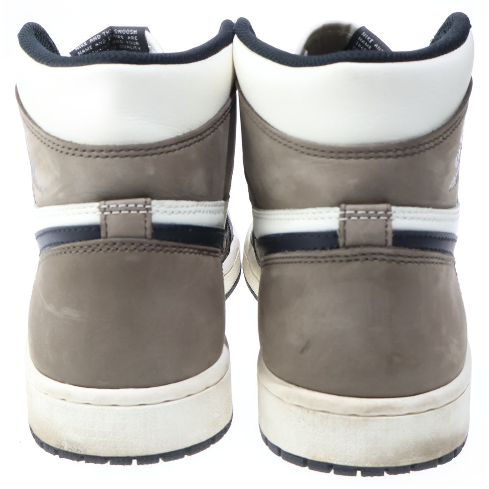 NIKE(ナイキ) AIR JORDAN 1 RETRO HIGH OG DARK MOCHA エアジョーダン1 レトロ ダークモカ ハイカットスニーカー ブラウン/ホワイト/ブラック US10/28cm 555088-105